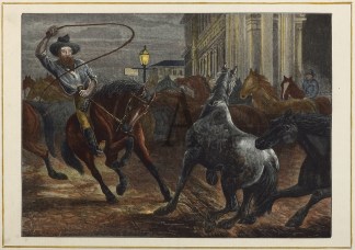 Driving a Mob of Horses through Melbourn… Australiana (General)