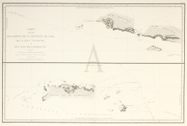 Carte contenant Les Parties de la Nouvelle Irlande, de la Nouv.le Hanovre, et des iles de L’Amiraute.. MAPS & GLOBES Carte contenant Les Parties de la Nouvelle Irlande, de la Nouv.le Hanovre, et des iles de L'Amiraute..