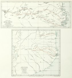Makua Country & Route Map, H.E.O’Neill, 1882
