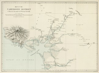 Map of the Cameroons District to Illustr… Africa Countries