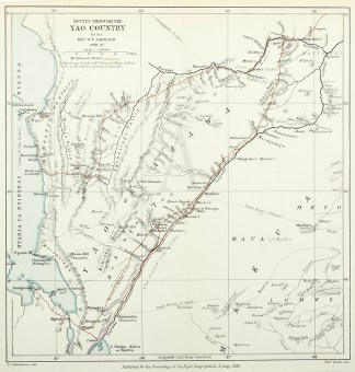 Routes Through the Yao Country by the Re… Africa Countries