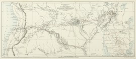 West Central Africa, Reduction of Mr. F. S. Arnot's Sketch Map of his Route from Benguella to Garenganze adapted to Justus Perthes' Large Map of Africa.