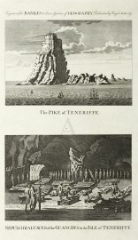 The Pike of Teneriffe. Sepulchral Caves of the Guanches in the Isle of Teneriffe.