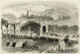 The Cortege of the Emperor arriving at Medeah