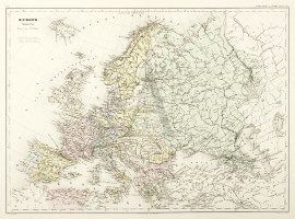Europe Moderne Dressee par A.H.Dufour