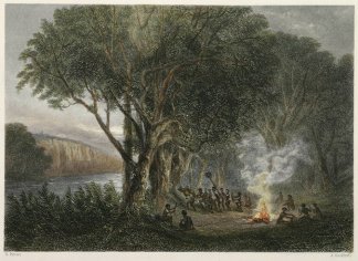 Carrobboree on the Banks of the Murray. … First Nations History