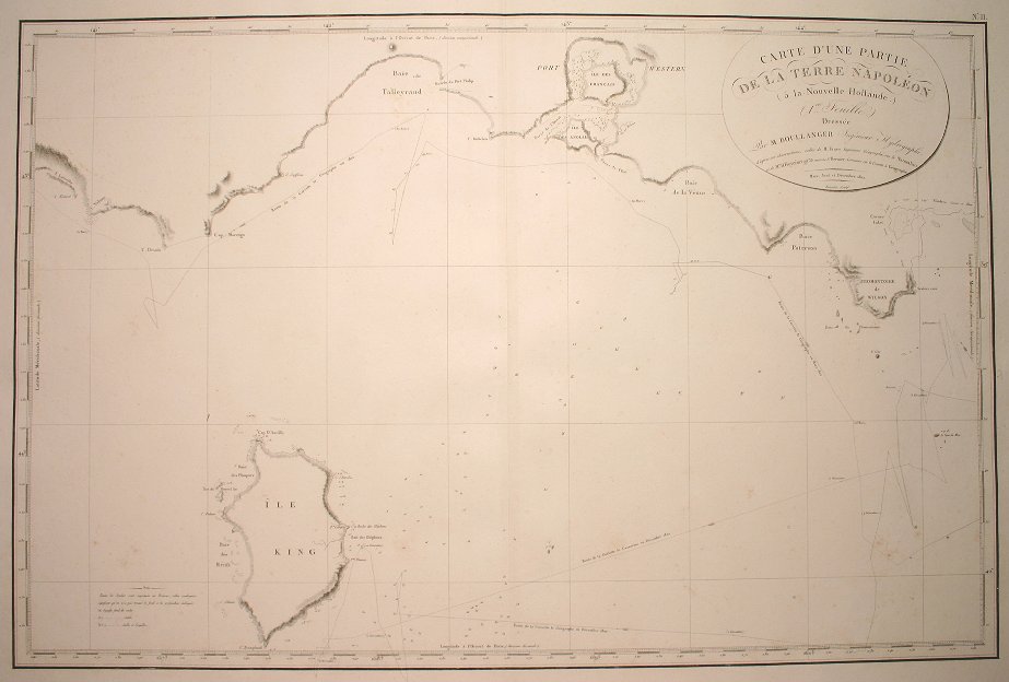 Carte d’une partie de la Terre Napolean No 11 - Antique Map from 1812