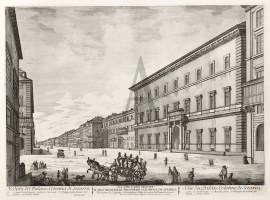 Veduta del Palazzo Colonna de Sciarra. Architecture Veduta del Palazzo Colonna de Sciarra.