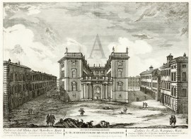 Palazzo dell’Illmo Sig.Marchese Muti dietro Santi Apostoli. Architecture Palazzo dell'Illmo Sig.Marchese Muti dietro Santi Apostoli.