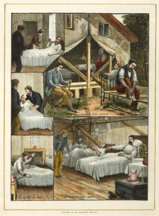 Sketches at the Melbourne Hospital. AUSTRALIA