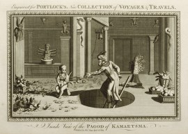 Inside View of the Pagod of Kamaetsma India