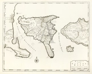 Kaart van het Eyland Bali. MAPS & GLOBES