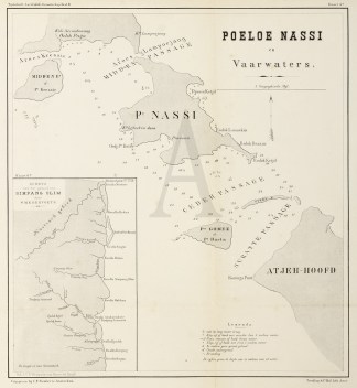 Poeloe Nassi en Vaarwaters. Indonesia, East Indies