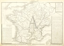 Carte Physique de la France. France