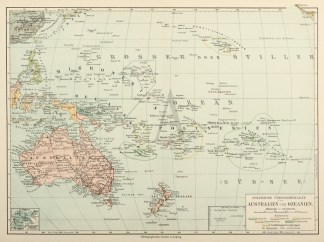 Politische Ubersichtskarte von Australie… Pacific (General)