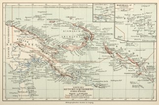 Karte des Deutschen Schutzgebietes in de… MAPS & GLOBES