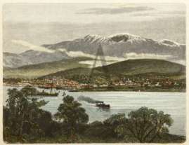 Die Sturmbai ind der Mount Wellington bei Hobart (… Tasmania