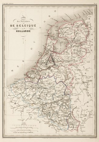 Carte des Royaumes de Belgique et de Hol… Low Countries