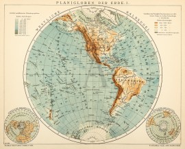 Planigloben Der Erde.I.