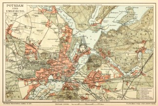 Potsdam und Umgebung. Town Plans