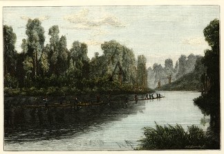 On the Waikato River. NEW ZEALAND