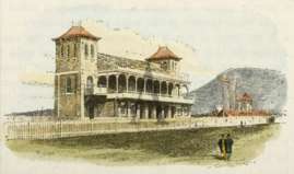 The Grand Stand, Elwick Racecourse. Tasmania