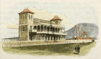 The Grand Stand, Elwick Racecourse. Tasmania