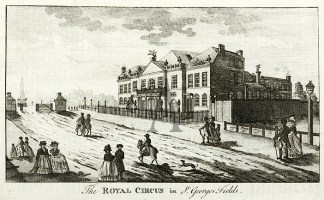 The Royal Circus in St. Georges Fields. BRITISH ISLES