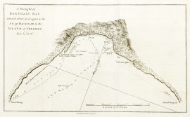 A Draught of Bonthain Bay situated about 30 Leagues to the S E of Macassar in the Island of Celebes.