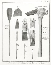 Instruments des Insulaires de la Mer du Sud.