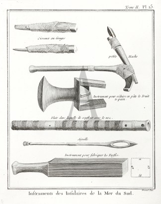 Instruments des Insulaires de la Mer du … Captain Cook