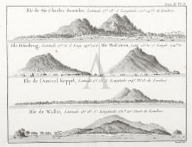 Ifle de Sir Charles Saunder, Ifle Ofnabrug, Ifle de l’Amiral Keppel, Ifle de Wallis Pacific - General charts Ifle de Sir Charles Saunder, Ifle Ofnabrug, Ifle de l'Amiral Keppel, Ifle de Wallis