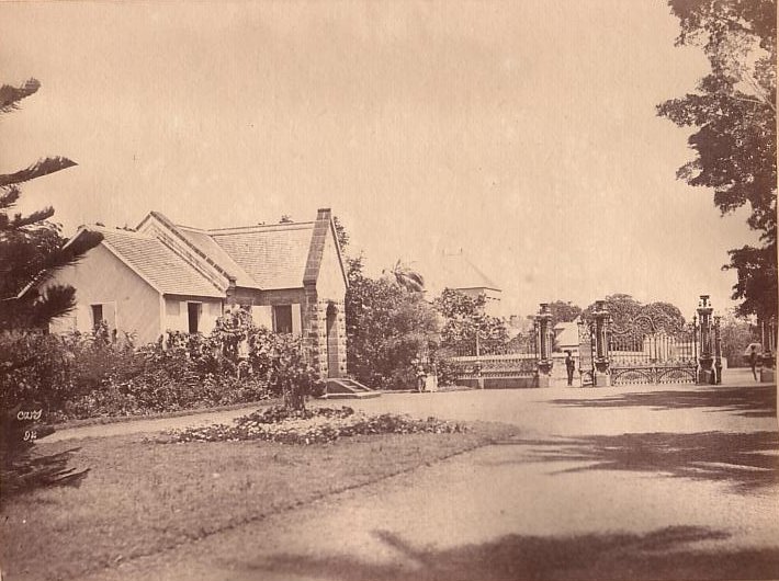 [MAURITIUS] Porters Lodge-Botanical Gardens. - Antique Photograph from 1880