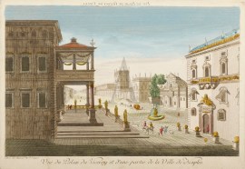 Vue du Palais du Viceroy et d’une partie de la Ville de Naples. VUE OPTICS Vue du Palais du Viceroy et d'une partie de la Ville de Naples.