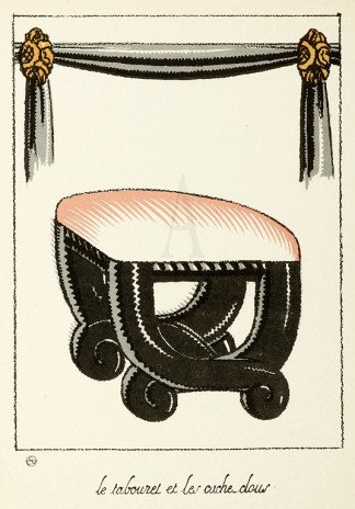 le tabouret et les cache-clous FASHION