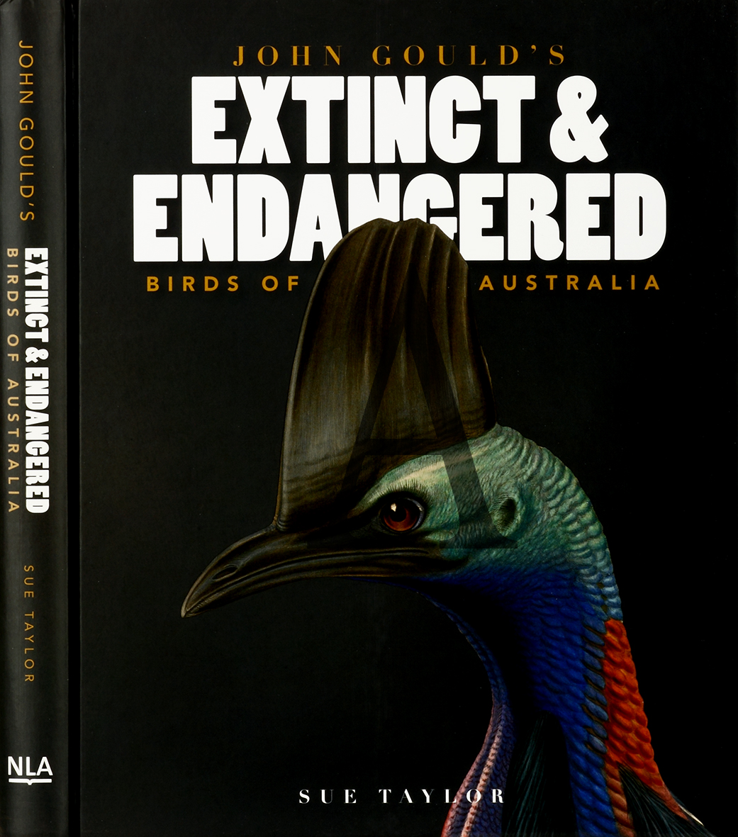 John Gould's Extinct and Endangered Birds of Australia - Vintage Print from 2012