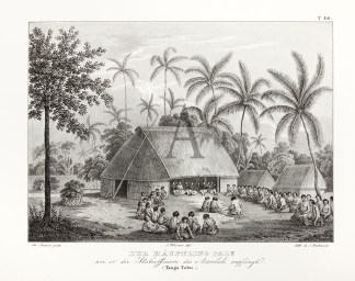 Der Hauptling Palu wie er die Stabsoffic… PACIFIC