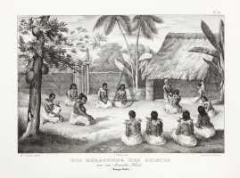 Die Berathung des Geistes um ein krankes Kind. (Tonga-Tabu.)