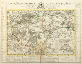 Carte Topographique Du Diocese Senlis.