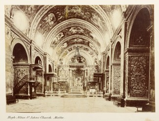 High Altar, St John’s Church, Malt… Malta