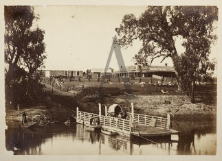 Punt on the Lachlan River. Regional