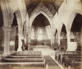 Interior of All Saint’s Church, Woolahra. Australian photographs Interior of All Saint's Church, Woolahra.