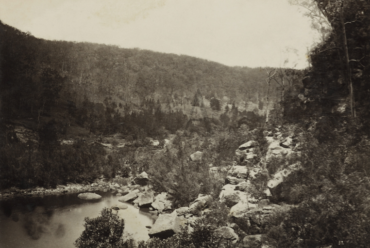 Nepean River, NSW. - Antique Print from 1890