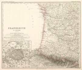 Frankreich In 4 Blattern France