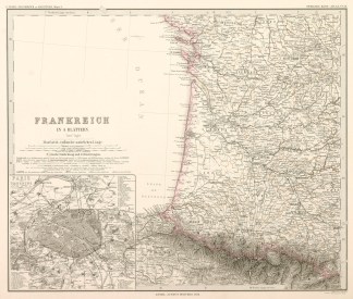 Frankreich In 4 Blattern France