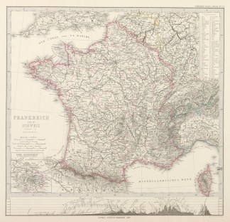 Frankreich Und Die Schweiz. France Frankreich Und Die Schweiz. France