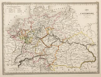 Carte de L’Allemagne par cercles e… Germany