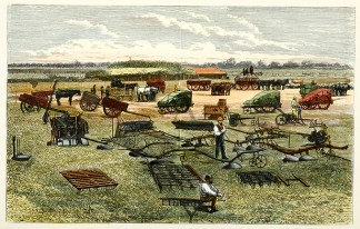 General View of Implements and Stock on … Australiana (General)