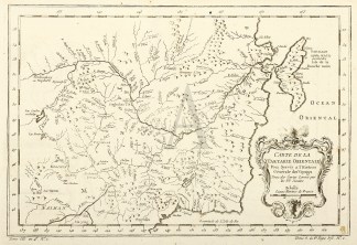Carte de la Tartarie Orientale Pour Serv… China
