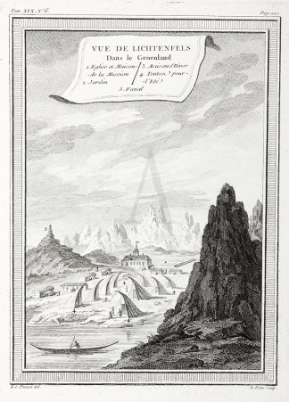 Vue De Lichtenfels, Dans le Groenland. Scandinavia